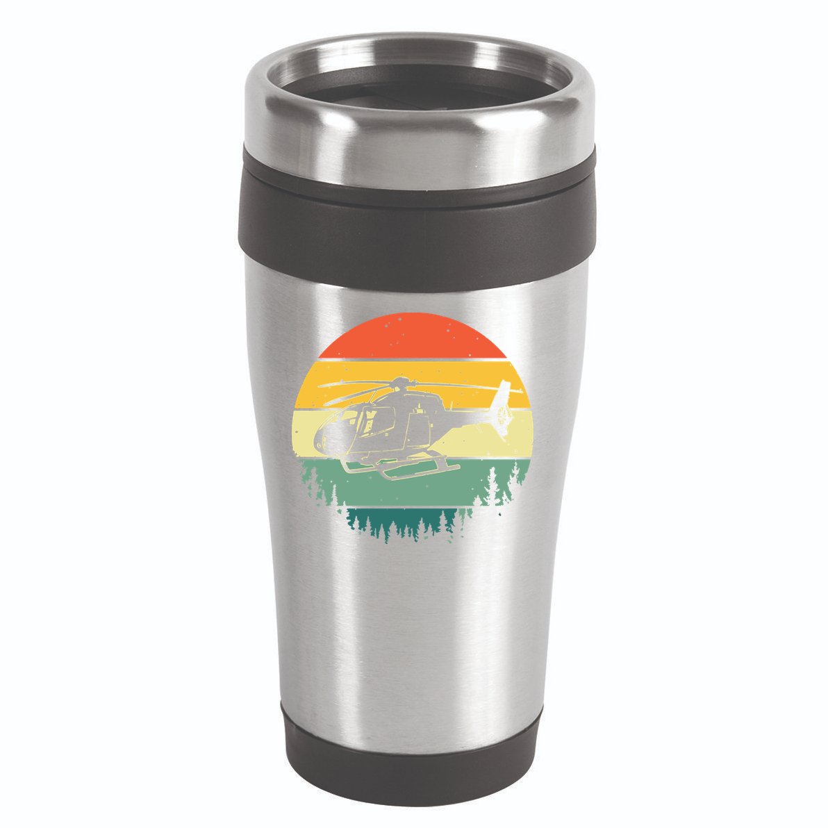 Cute Helicopter Art For Men Women Aviator Helicopter Pilot 16oz Travel Tumbler