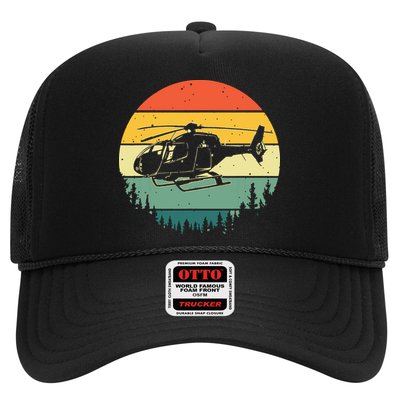 Cute Helicopter Art For Men Women Aviator Helicopter Pilot Trucker Hat