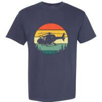 Cute Helicopter Art For Men Women Aviator Helicopter Pilot Garment-Dyed Heavyweight T-Shirt