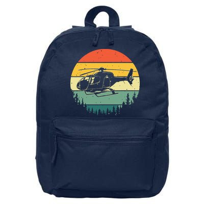 Cute Helicopter Art For Men Women Aviator Helicopter Pilot 16 in Basic Backpack