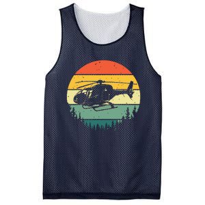 Cute Helicopter Art For Men Women Aviator Helicopter Pilot Mesh Reversible Basketball Jersey Tank