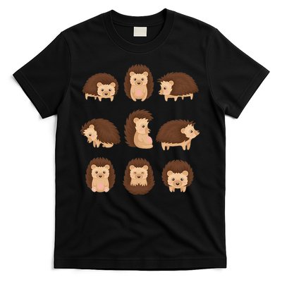 Cute Hedgehog Animal Forest Nature Hedgehog T-Shirt