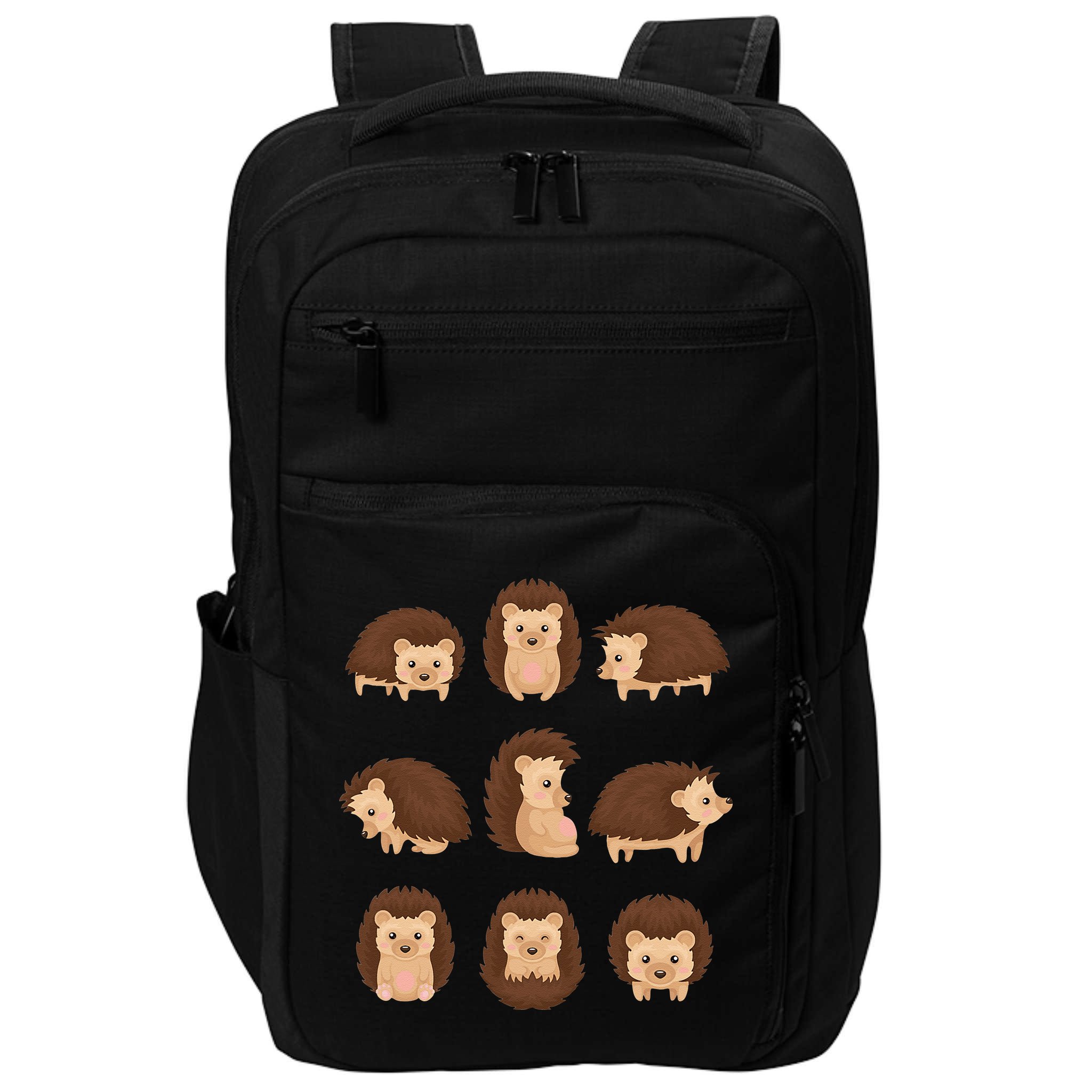 Cute Hedgehog Animal Forest Nature Hedgehog Impact Tech Backpack