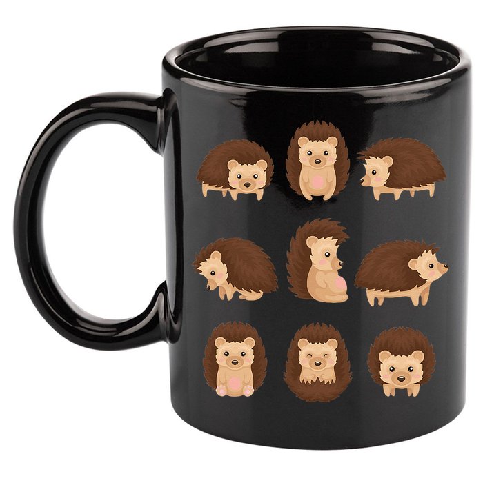 Cute Hedgehog Animal Forest Nature Hedgehog 11oz C Handle Ceramic Mug