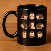 Cute Hedgehog Animal Forest Nature Hedgehog 11oz C Handle Ceramic Mug