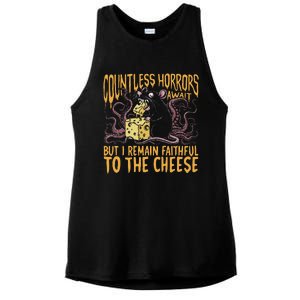 Countless Horrors Await But I Remain Faithful To The Cheese Ladies PosiCharge Tri-Blend Wicking Tank