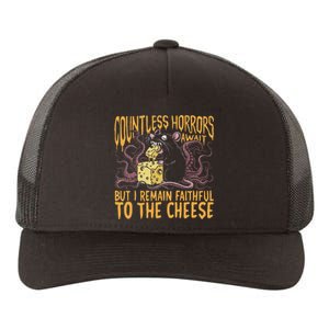 Countless Horrors Await But I Remain Faithful To The Cheese Yupoong Adult 5-Panel Trucker Hat