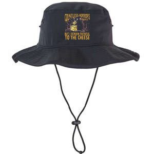 Countless Horrors Await But I Remain Faithful To The Cheese Legacy Cool Fit Booney Bucket Hat