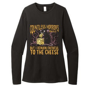 Countless Horrors Await But I Remain Faithful To The Cheese Womens CVC Long Sleeve Shirt