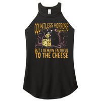 Countless Horrors Await But I Remain Faithful To The Cheese Women's Perfect Tri Rocker Tank