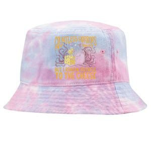 Countless Horrors Await But I Remain Faithful To The Cheese Tie-Dyed Bucket Hat