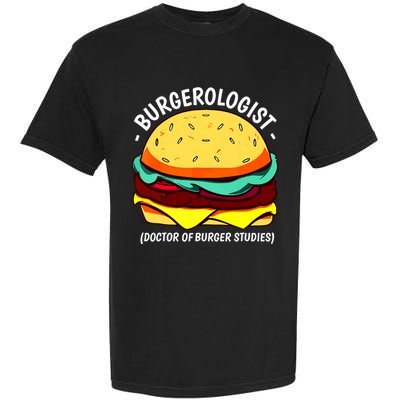 Cool Hamburger Art Minimalist Burger Cheeseburger Garment-Dyed Heavyweight T-Shirt