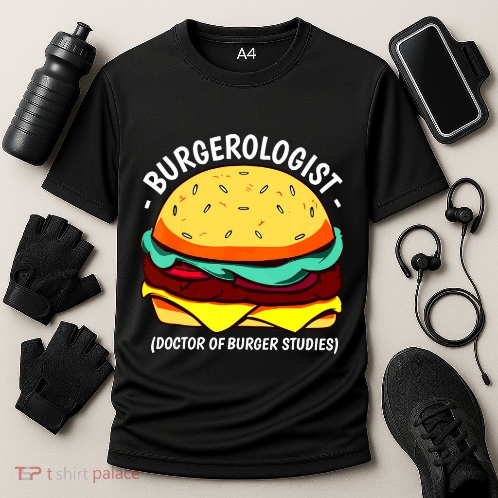 Cool Hamburger Art Minimalist Burger Cheeseburger Performance Shirt