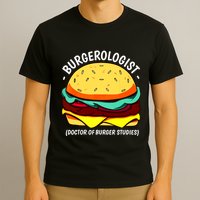 Cool Hamburger Art Minimalist Burger Cheeseburger T-Shirt