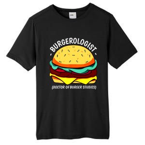 Cool Hamburger Art Minimalist Burger Cheeseburger Tall Fusion ChromaSoft Performance T-Shirt