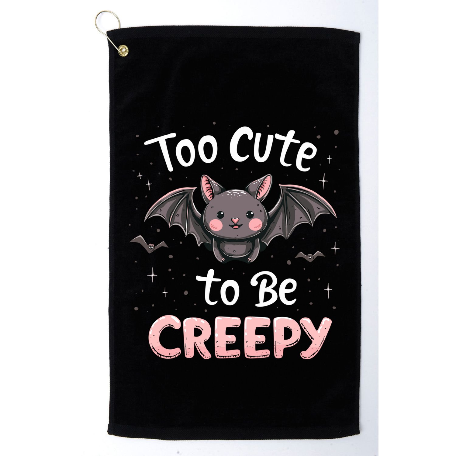 Cozy Horror Aesthetic Spooky Snuggly Ghostly Comfort Cool Gift Golf Towel