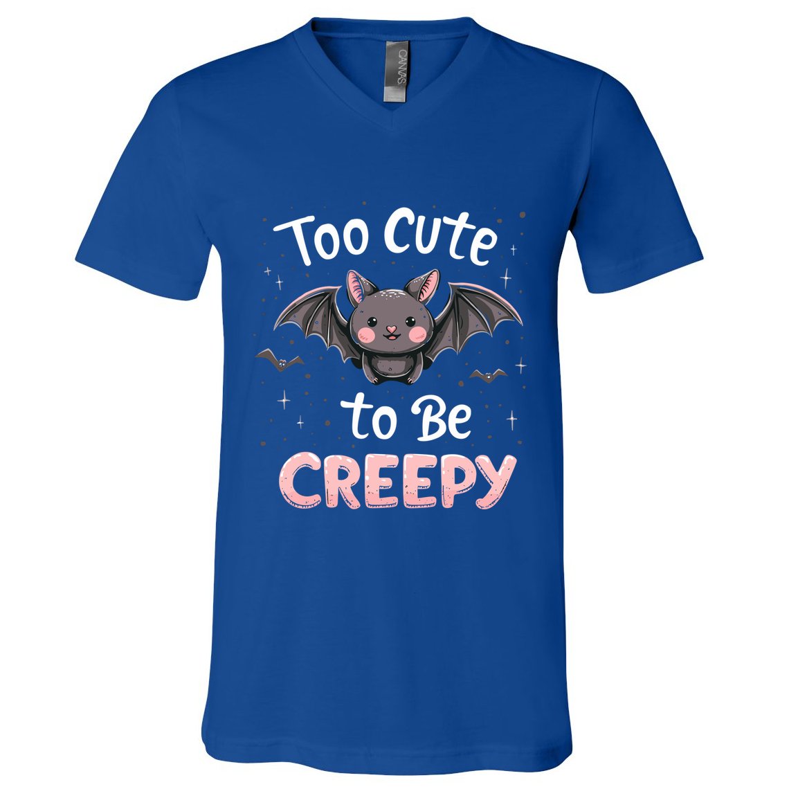 Cozy Horror Aesthetic Spooky Snuggly Ghostly Comfort Cool Gift V-Neck T-Shirt