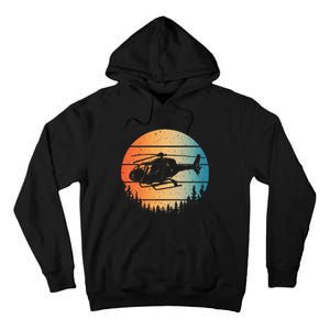 Cute Helicopter Art Aviator Helicopter Pilot Tall Hoodie