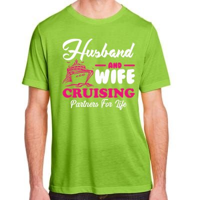 Cute Husband And Wife Cruising Partners For Life Cool Gift Adult ChromaSoft Performance T-Shirt