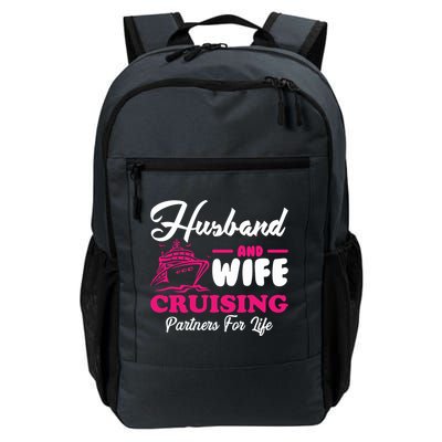 Cute Husband And Wife Cruising Partners For Life Cool Gift Daily Commute Backpack