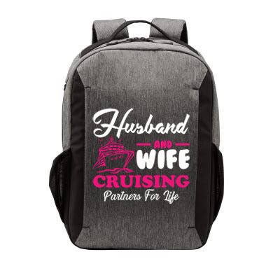 Cute Husband And Wife Cruising Partners For Life Cool Gift Vector Backpack