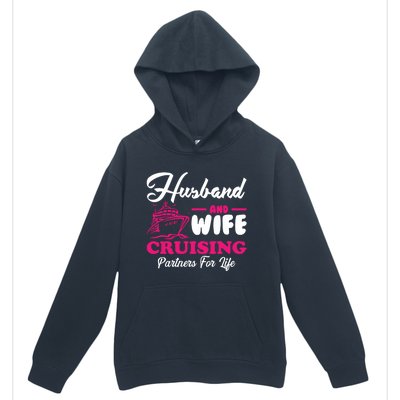 Cute Husband And Wife Cruising Partners For Life Cool Gift Urban Pullover Hoodie