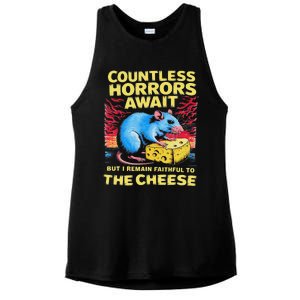 Countless Horrors Await But I Remain Faithful To The Cheese Ladies PosiCharge Tri-Blend Wicking Tank