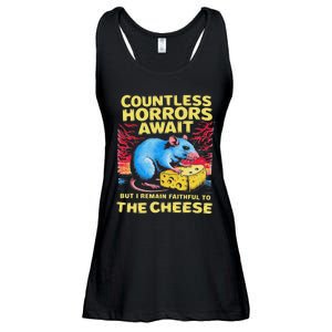 Countless Horrors Await But I Remain Faithful To The Cheese Ladies Essential Flowy Tank