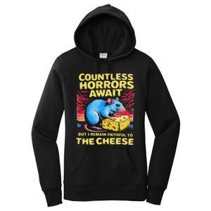 Countless Horrors Await But I Remain Faithful To The Cheese Women's Pullover Hoodie