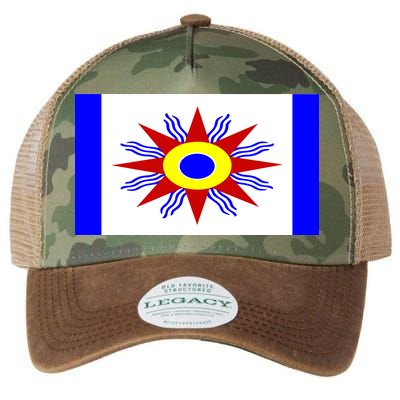 Chaldean Flag Legacy Tie Dye Trucker Hat
