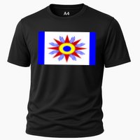 Chaldean Flag Cooling Performance Crew T-Shirt