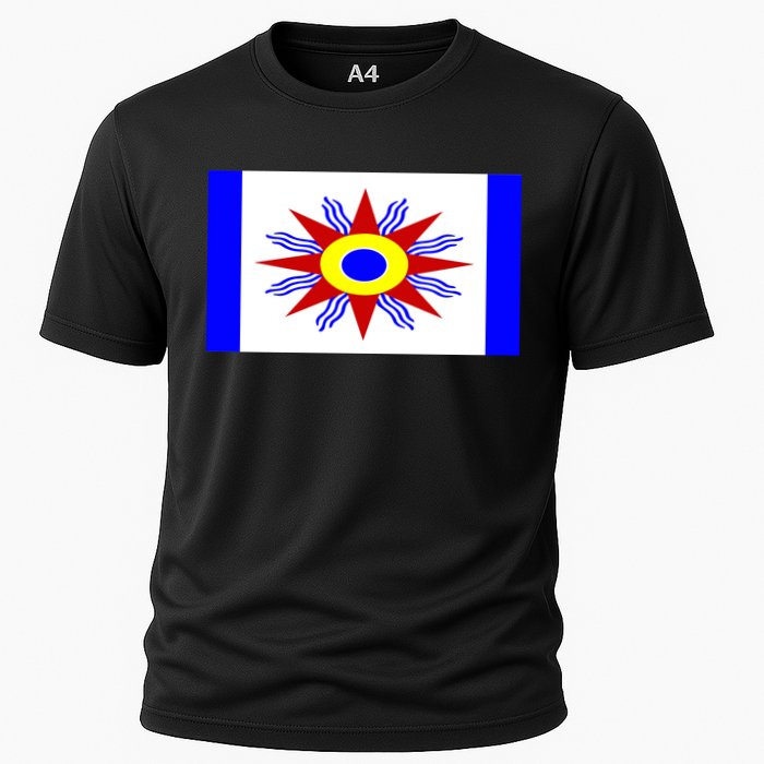 Chaldean Flag Cooling Performance Crew T-Shirt