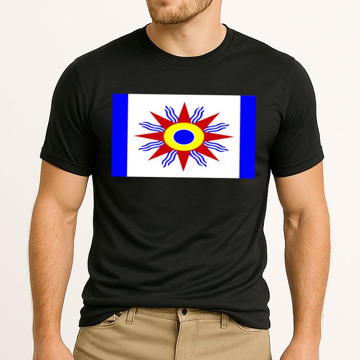 Chaldean Flag Cooling Performance Crew T-Shirt