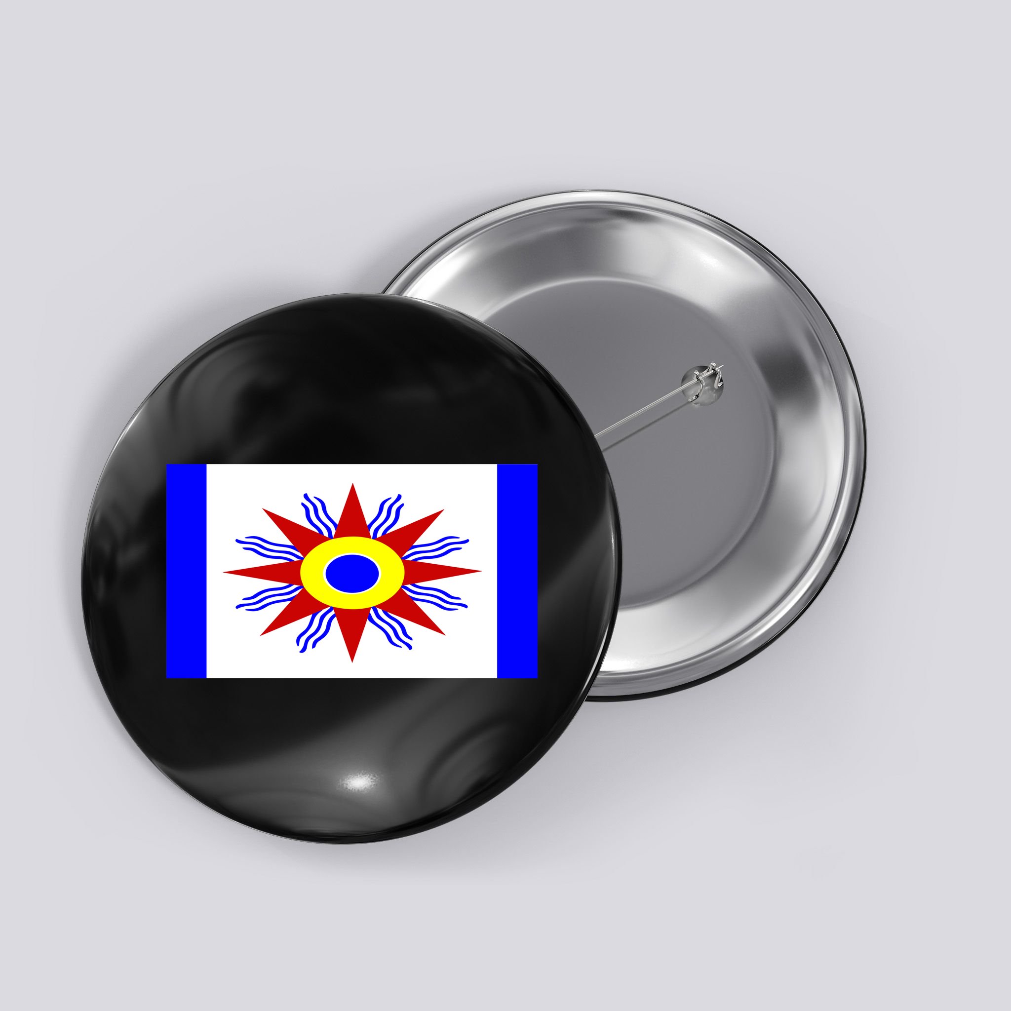 Chaldean Flag Button