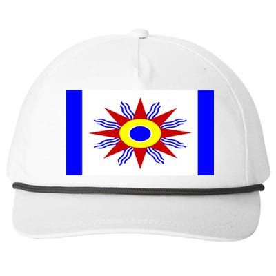 Chaldean Flag Snapback Five-Panel Rope Hat