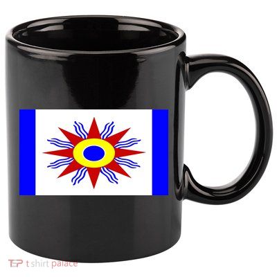Chaldean Flag 11oz C Handle Ceramic Mug