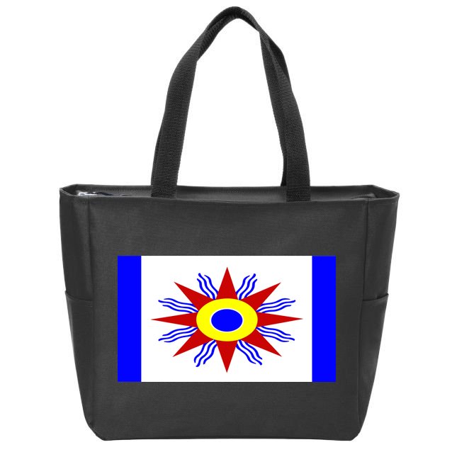Chaldean Flag Zip Tote Bag