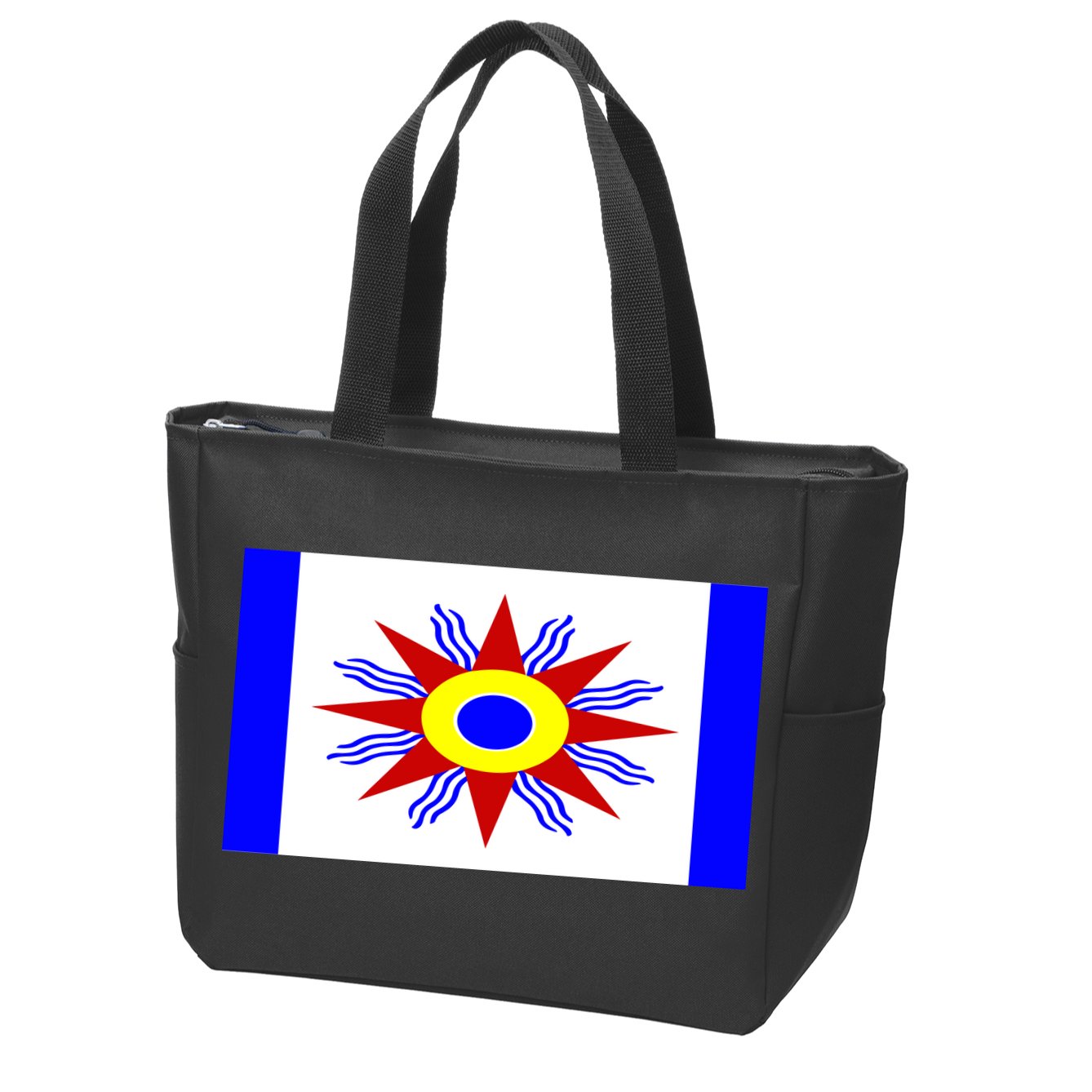Chaldean Flag Zip Tote Bag