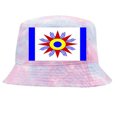 Chaldean Flag Tie-Dyed Bucket Hat