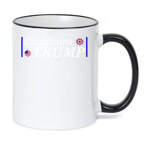 Chaldeans For Trump 11oz Black Color Changing Mug