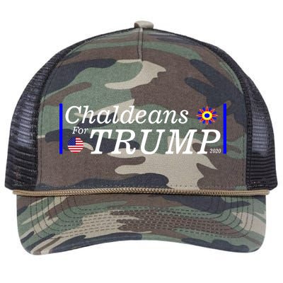 Chaldeans For Trump Retro Rope Trucker Hat Cap