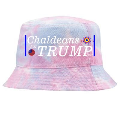 Chaldeans For Trump Tie-Dyed Bucket Hat