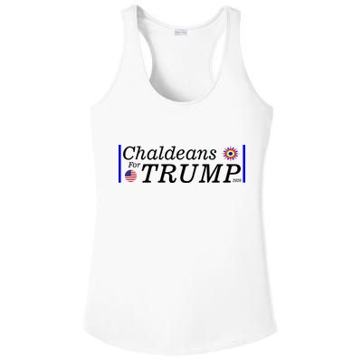Chaldeans For Trump Ladies PosiCharge Competitor Racerback Tank
