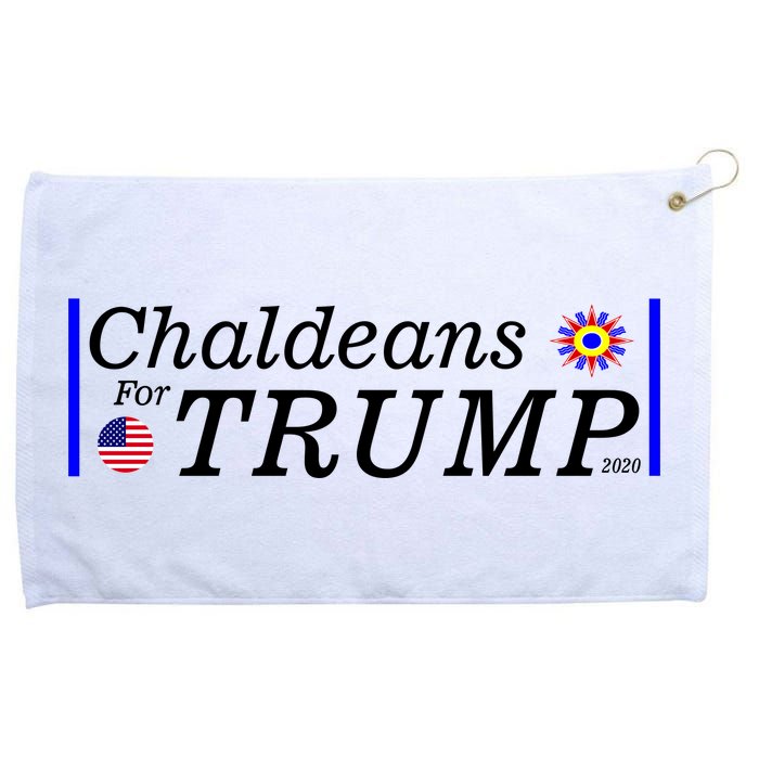 Chaldeans For Trump Grommeted Golf Towel