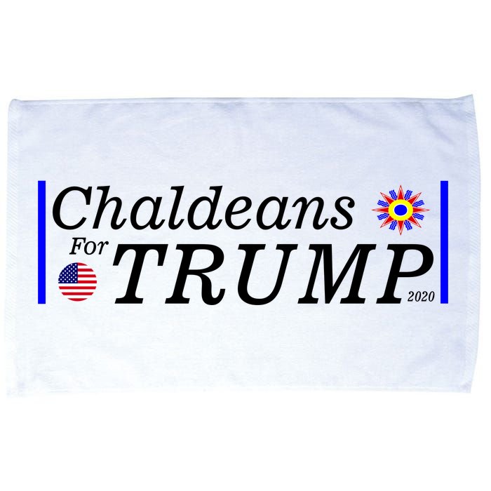 Chaldeans For Trump Microfiber Hand Towel