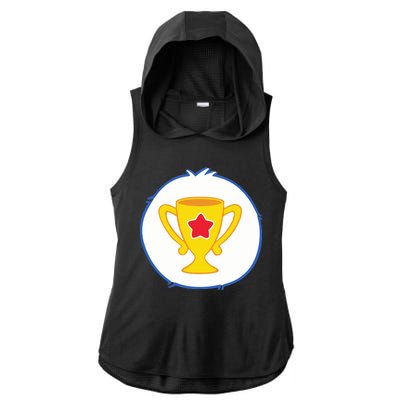 Champ Bear Halloween Costume Ladies PosiCharge Tri-Blend Wicking Draft Hoodie Tank