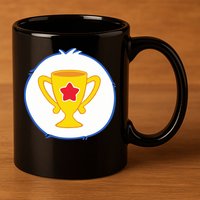 Champ Bear Halloween Costume 11oz C Handle Ceramic Mug