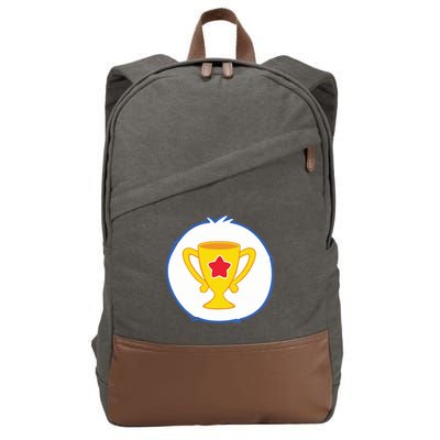Champ Bear Halloween Costume Cotton Canvas Backpack