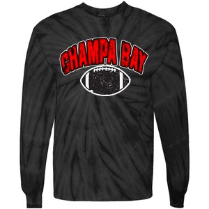 Champa Bay Football Tie-Dye Long Sleeve Shirt