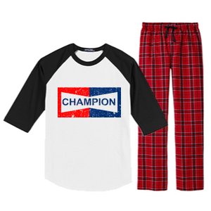 Champion Raglan Sleeve Pajama Set